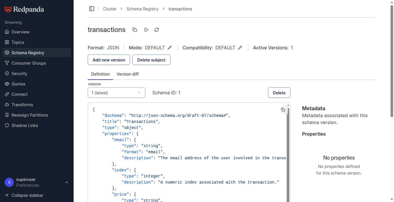 schema reg